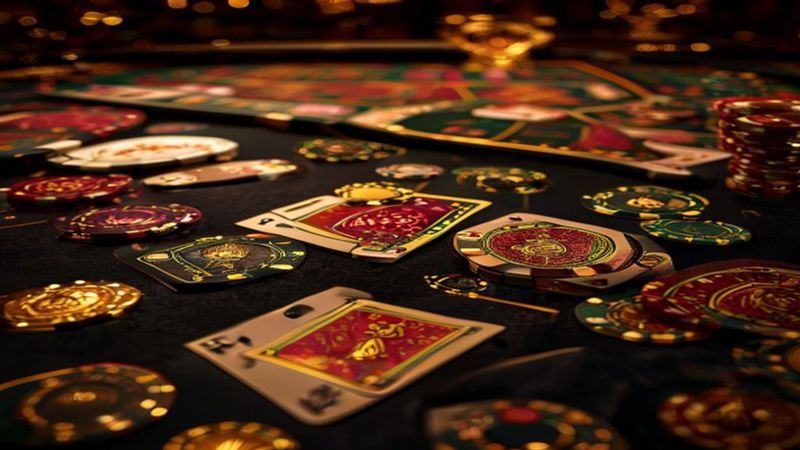 Minh họa chiến lược Baccarat và bảng cầu tại RR88A